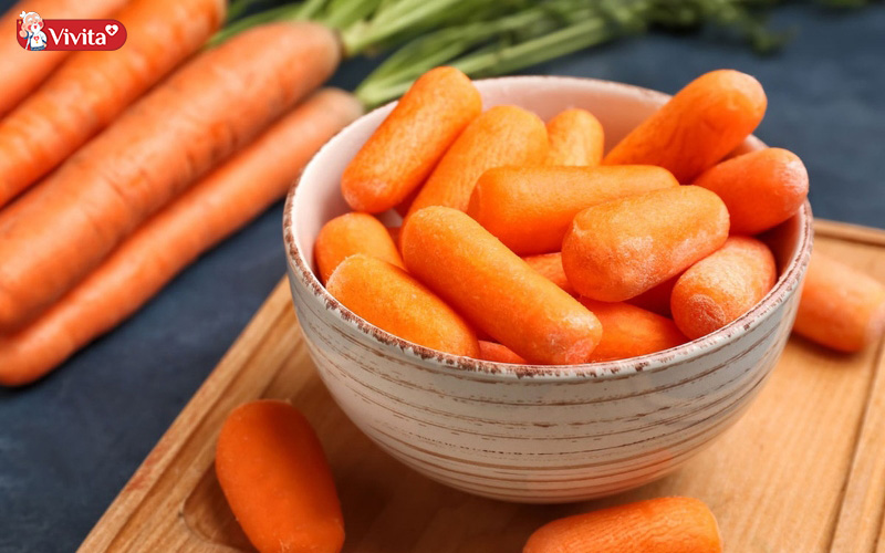 Cà rốt là Thực phẩm giàu vitamin A