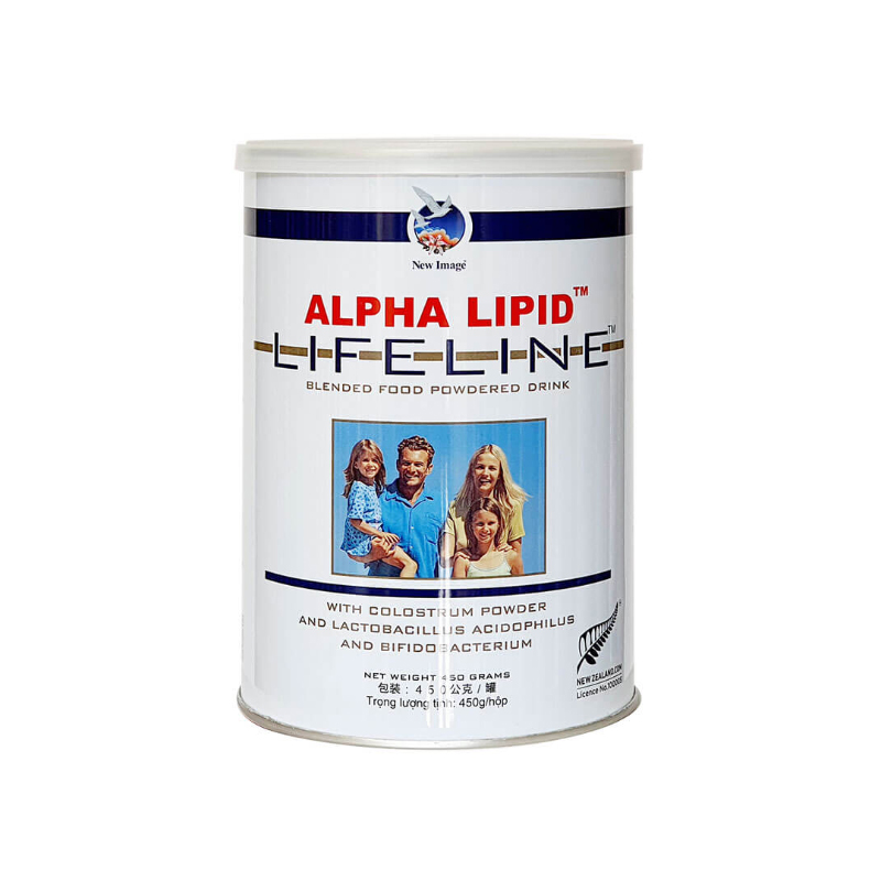 Sữa Non Alpha Lipid Lifeline Hỗ Trợ Tăng Cường Sức Khỏe Hộp 450G