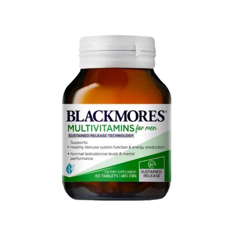Blackmores Multivitamin For Men Úc Viên Uống Hỗ Trợ Bổ Sung Vitamin Tổng Hợp Cho Nam (Hộp 60 viên)