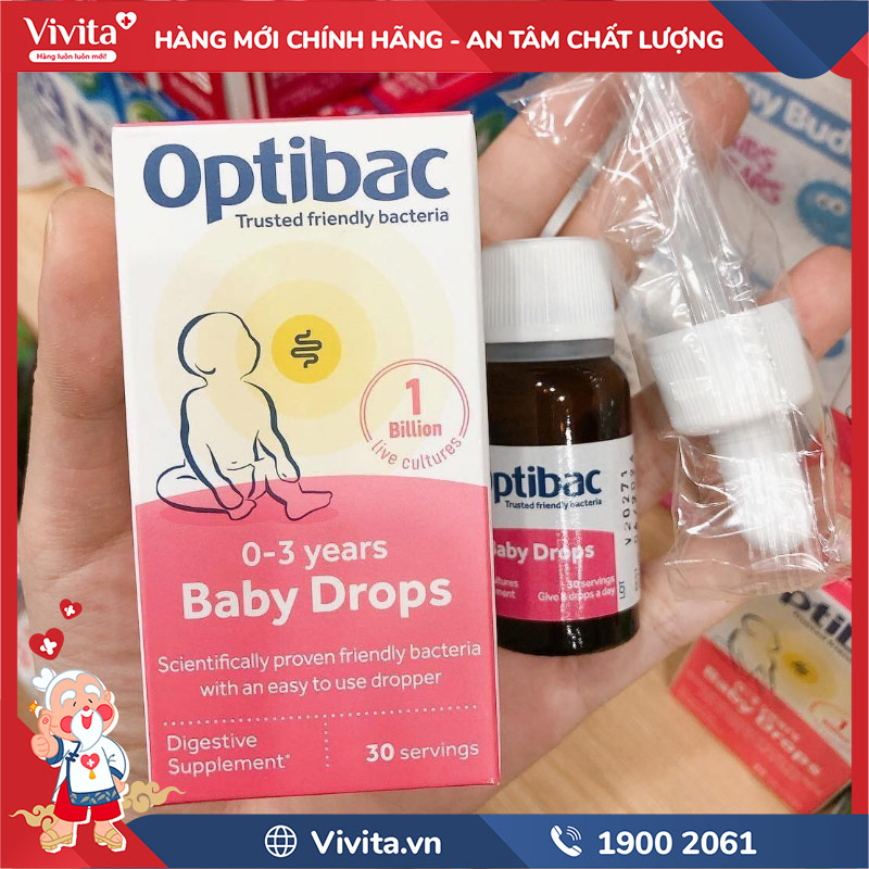 cách sử dụng optibac baby drops