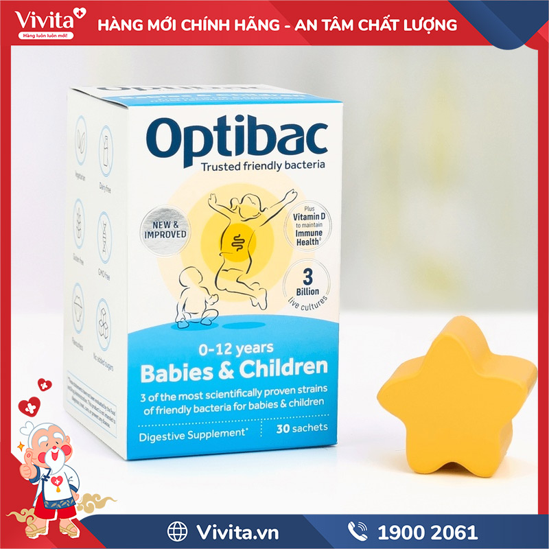 công dụng optibac babies & children