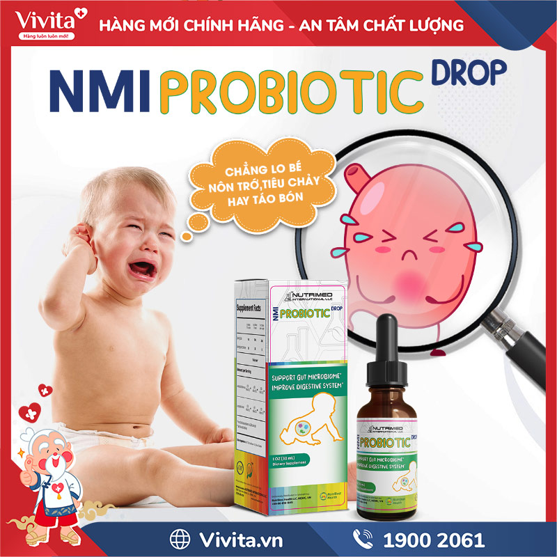 giới thiệu nmi probiotic drop