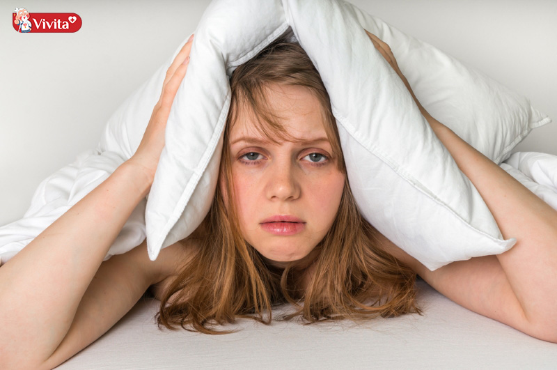 mất ngủ có thể gây hại collagen
