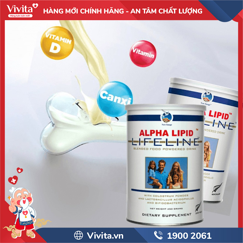 thành phần sữa non alpha lipid lifeline