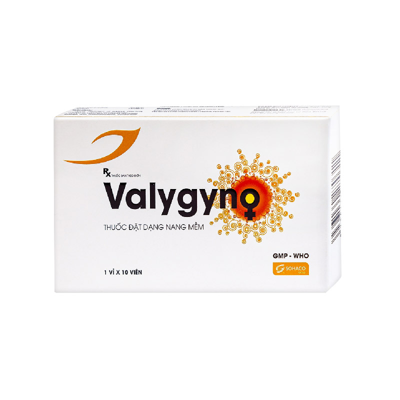 Viên đặt trị nhiễm trùng âm đạo Valygyno | Hộp 10 viên