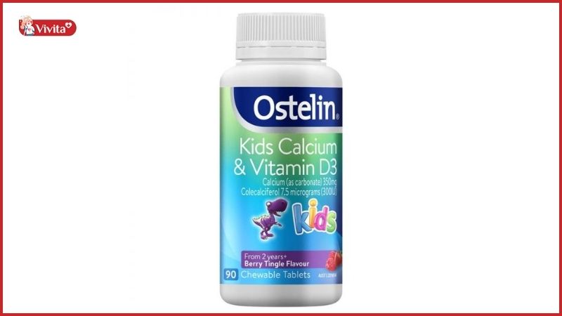 Vitamin D và Calcium Ostelin Kids của Úc