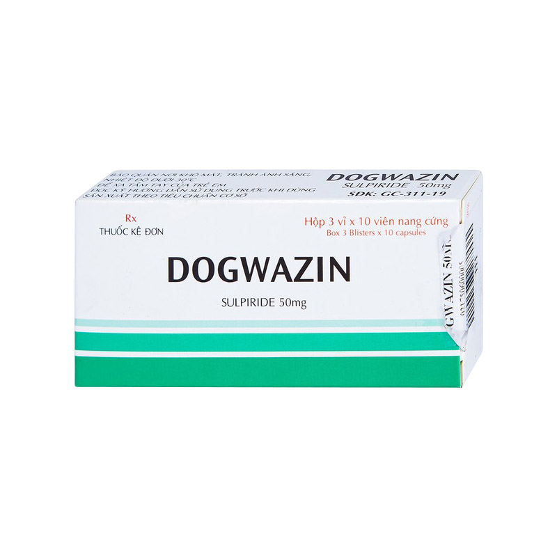 Thuốc điều trị tâm thần phân liệt Dogwazin | Hộp 30 viên