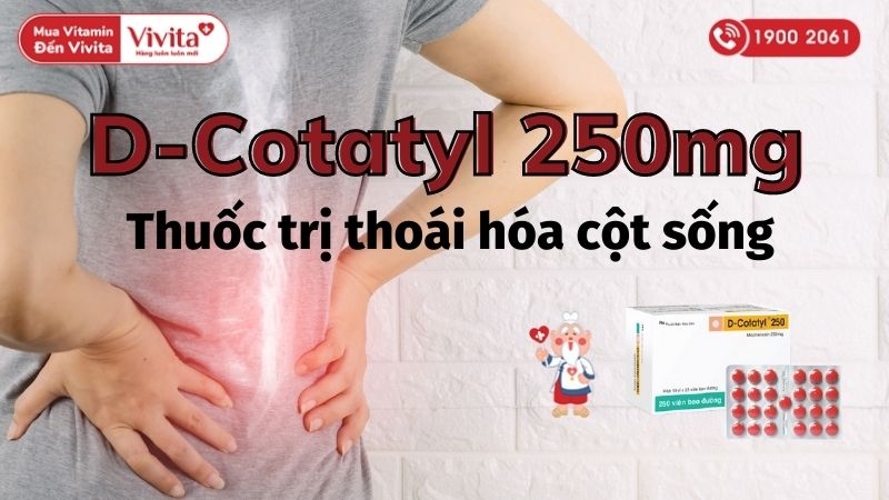 Thuốc trị thoái hóa cột sống D-Cotatyl 250mg