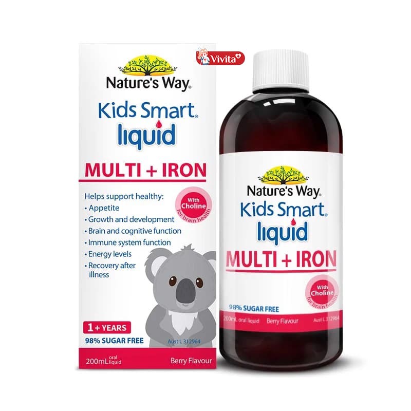 Nature's Way Kids Smart Liquid Multi + Iron