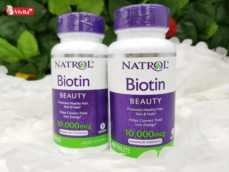 TPCN bổ sung Vitamin cho tóc Biotin 10000 mcg Maximum Strength