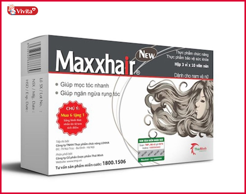TPCN bổ sung Vitamin cho tóc Maxxhair
