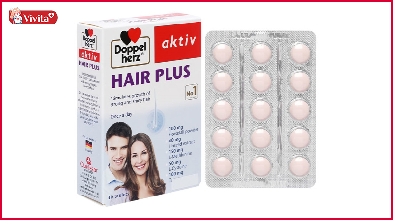 Thực phẩm chức năng bổ sung vitamin cho tóc Hair Plus Doppelherz