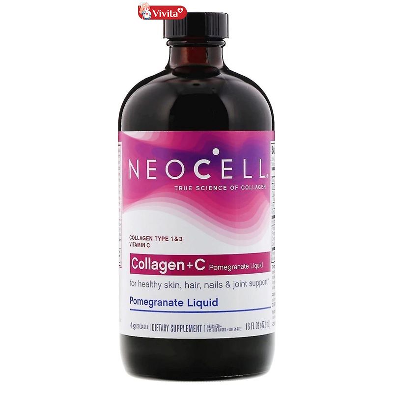 sản phẩm collagen dạng nước Neocell lựu.