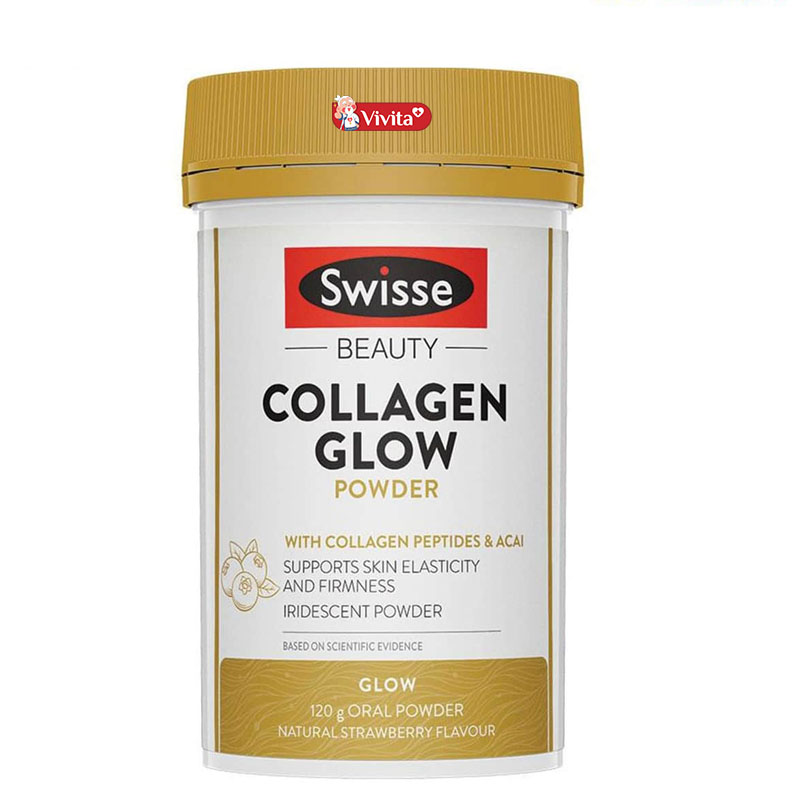 Bột Collagen Swisse Beauty Collagen Glow Powder 120g