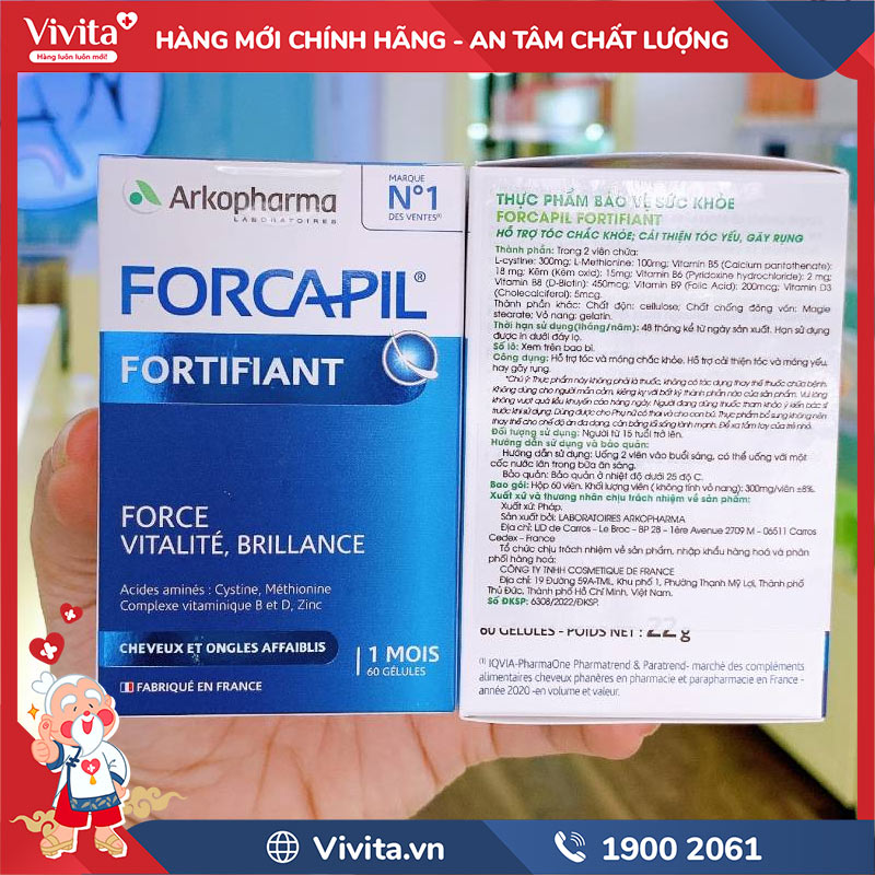 công dụng arkopharma forcapil fortifiant