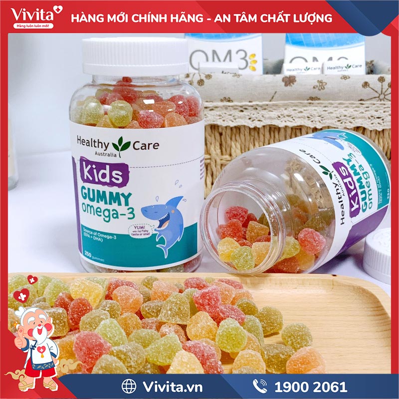 công dụng gummy omega-3 healthy care