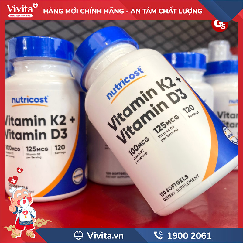 công dụng nutricost vitamin k2 + d3