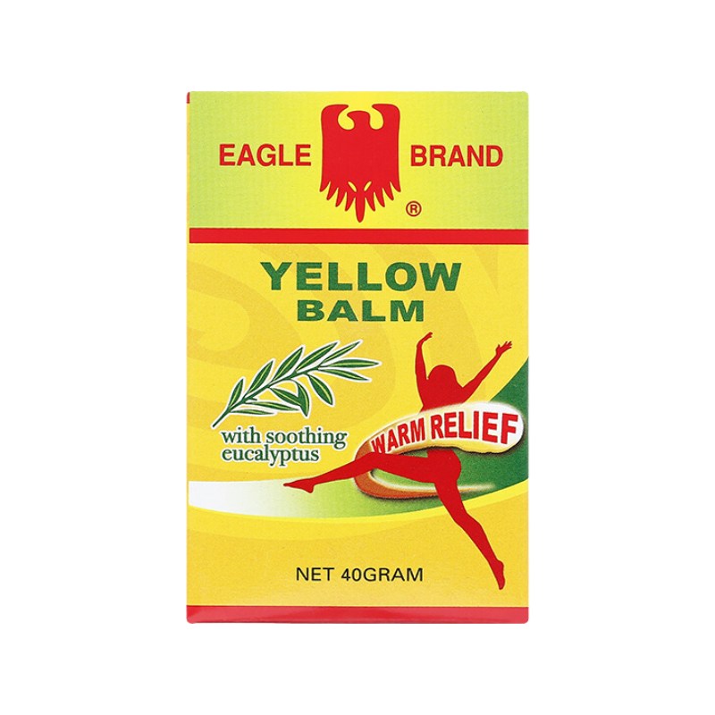 Dầu xoa Con Ó Eagle Brand Yellow Balm | Lọ 40g