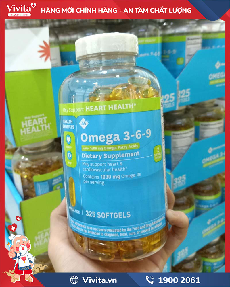 đối tượng sử dụng omega 3 6 9 member’s mark supports heart health