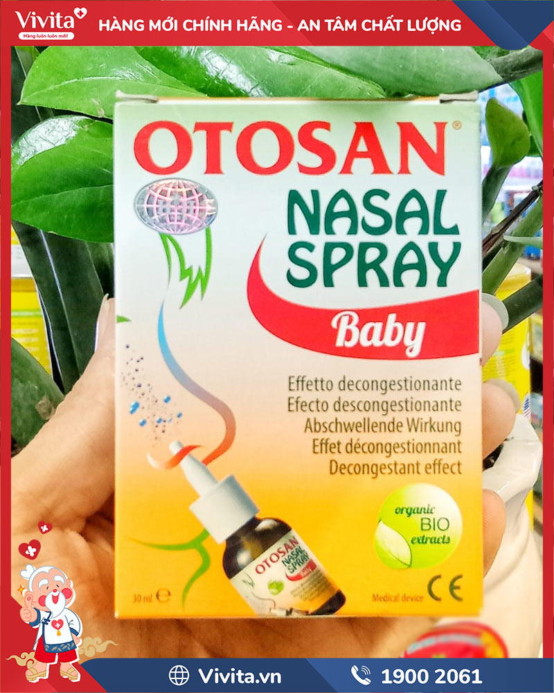 đối tượng sử dụng otosan nasal spray baby