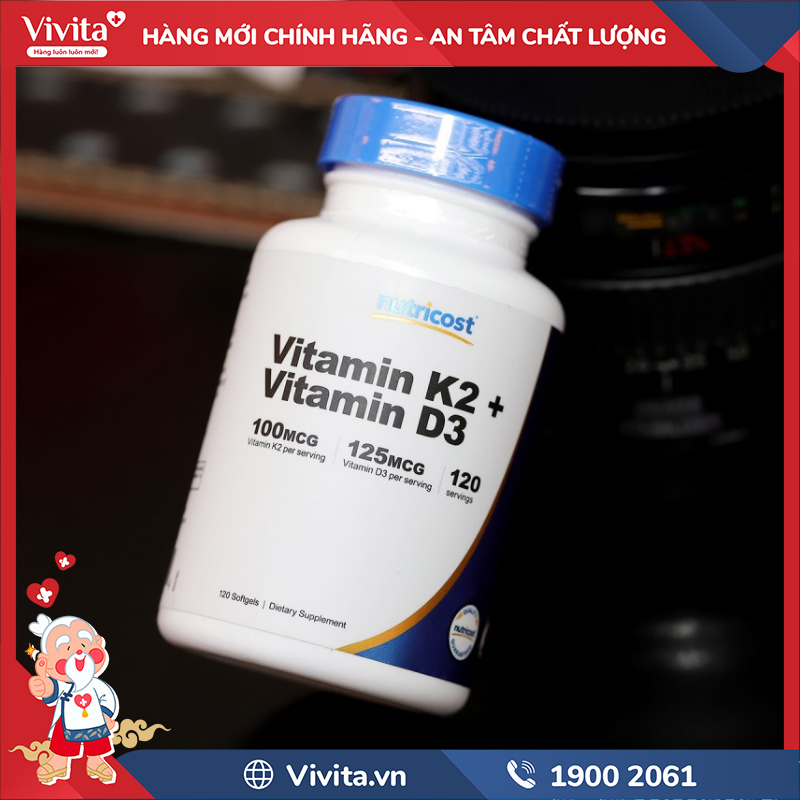 giới thiệu nutricost vitamin k2 + d3