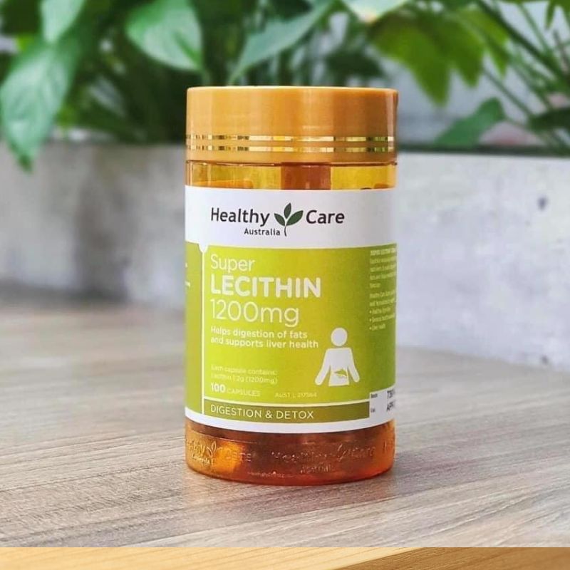 Healthy Care Super Lecithin 1200mg - Viên uống mầm đậu nành của Úc