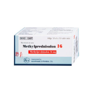 Thuốc chống viêm Methylprednisolon 16mg Khapharco