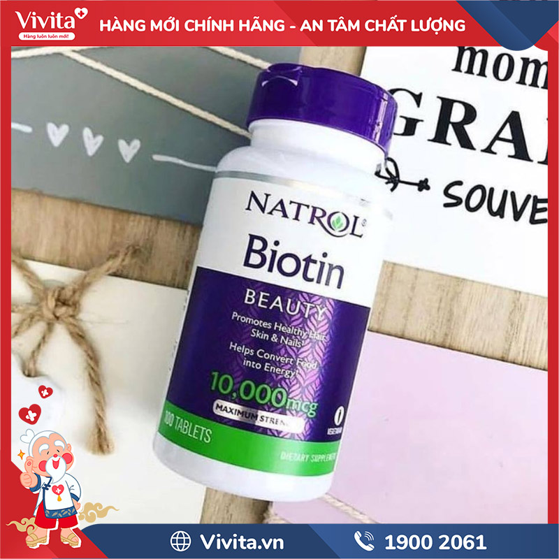 natrol biotin 10000mcg maximum strength có tốt không