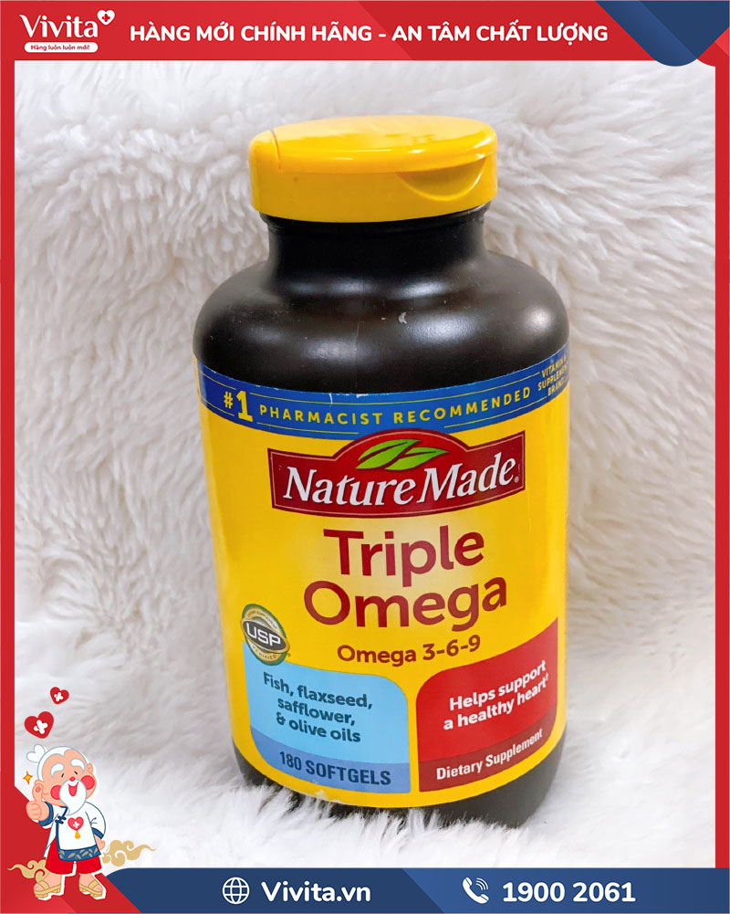 nature made triple omega 3-6-9 có tốt không