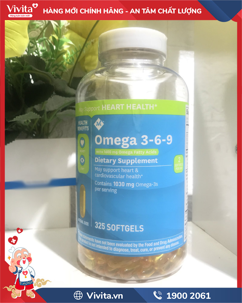 omega 3 6 9 member’s mark supports heart health có tốt không