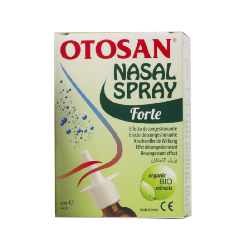 Xịt Mũi Otosan Nasal Spray Forte Hỗ Trợ Giảm Viêm Mũi Dị Ứng Chai 30ml