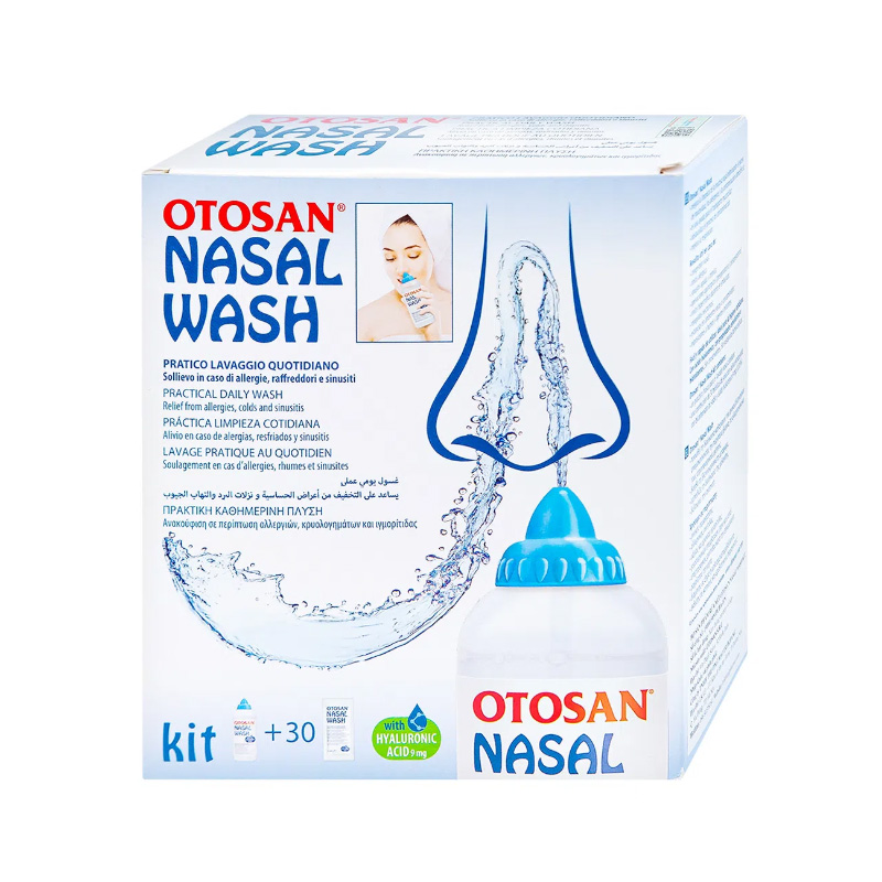 Bộ rửa xoang mũi Otosan Nasal Wash Kit (1 kit + 30 gói)