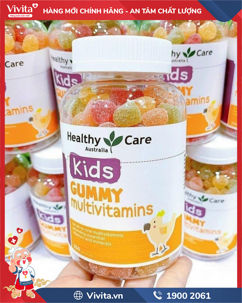 thành phần healthy care kids gummy multivitamins