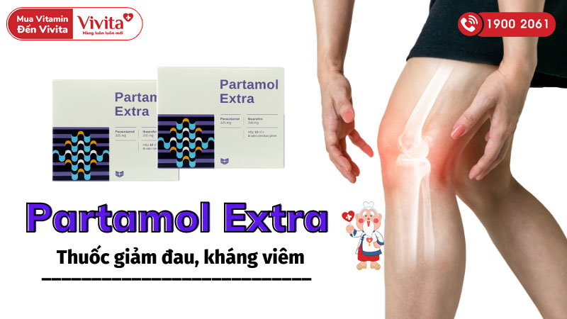 Thuốc giảm đau, kháng viêm Partamol Extra