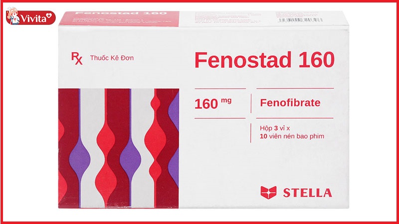 Thuốc giảm mỡ máu tốt nhất Fenostad 160