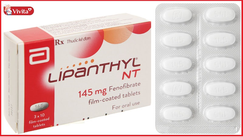 Thuốc hỗ trợ chữa trị giảm mỡ máu Lipanthyl NT 145mg