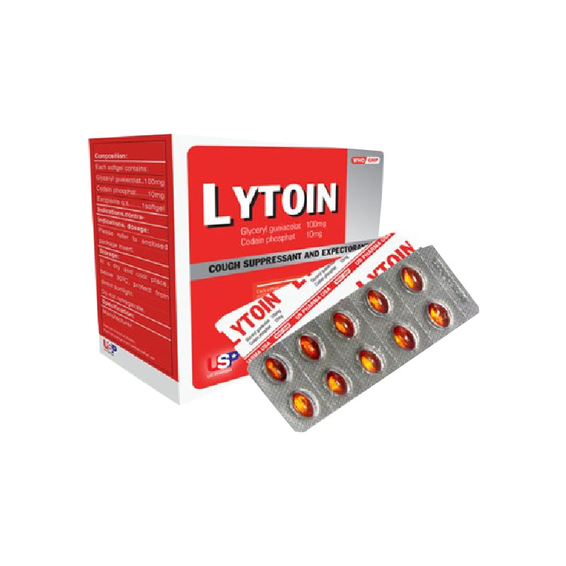 Thuốc trị ho Lytoin | Hộp 100 viên