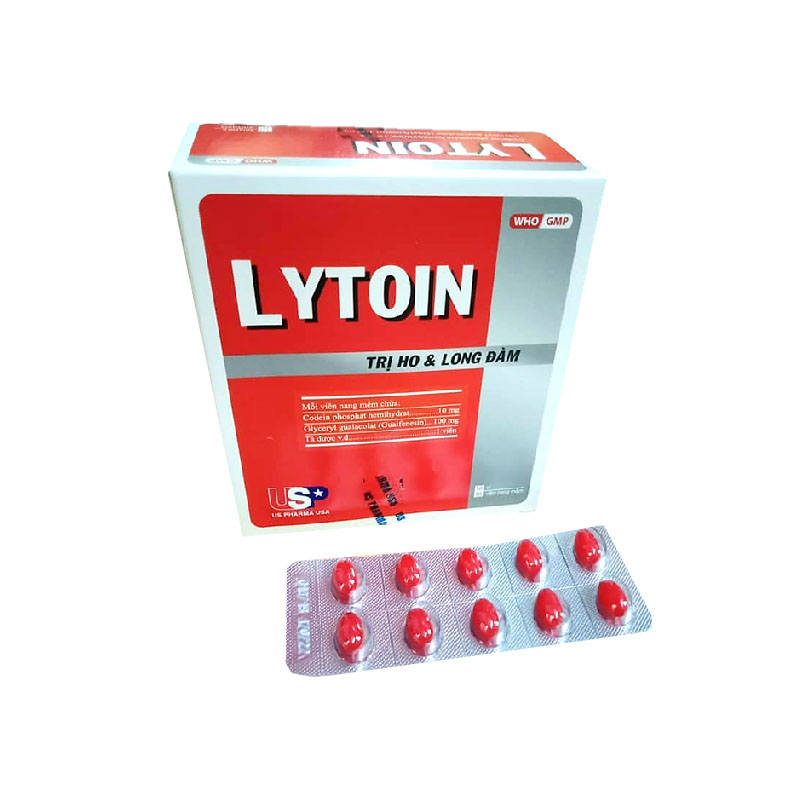 Thuốc trị ho Lytoin | Hộp 100 viên