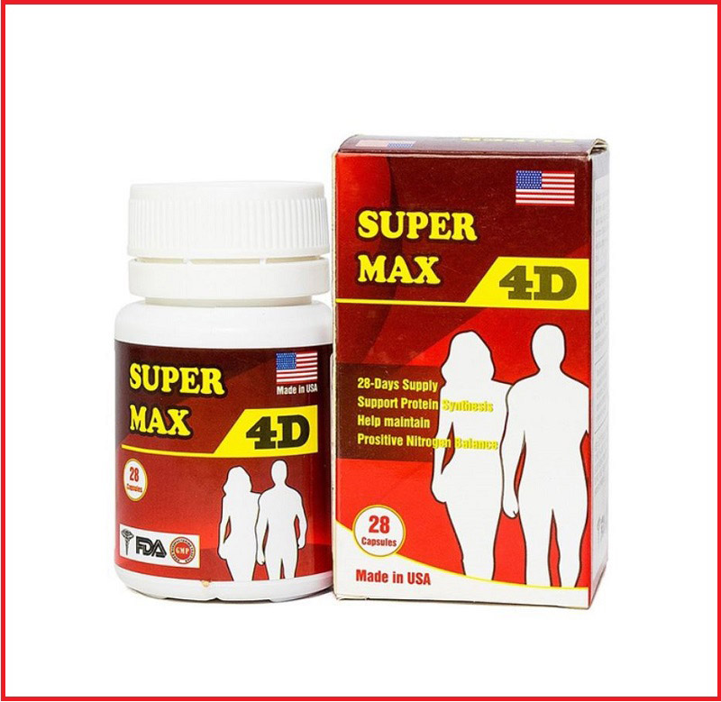 TPCN tăng cân của Mỹ Super Max 4D