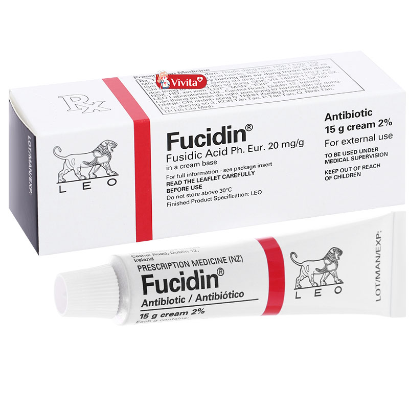 Kem bôi Fucidin 2% trị nhiễm khuẩn da