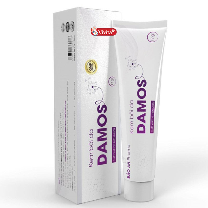 Kem bôi da Damos hỗ trợ làm mềm, cấp ẩm giúp da mềm mại hơn