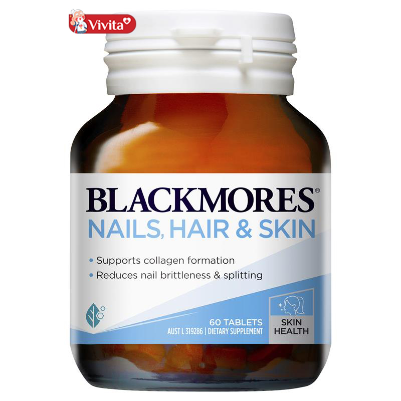 Viên uống da, móng, tóc Blackmores Nail, Hair & Skin