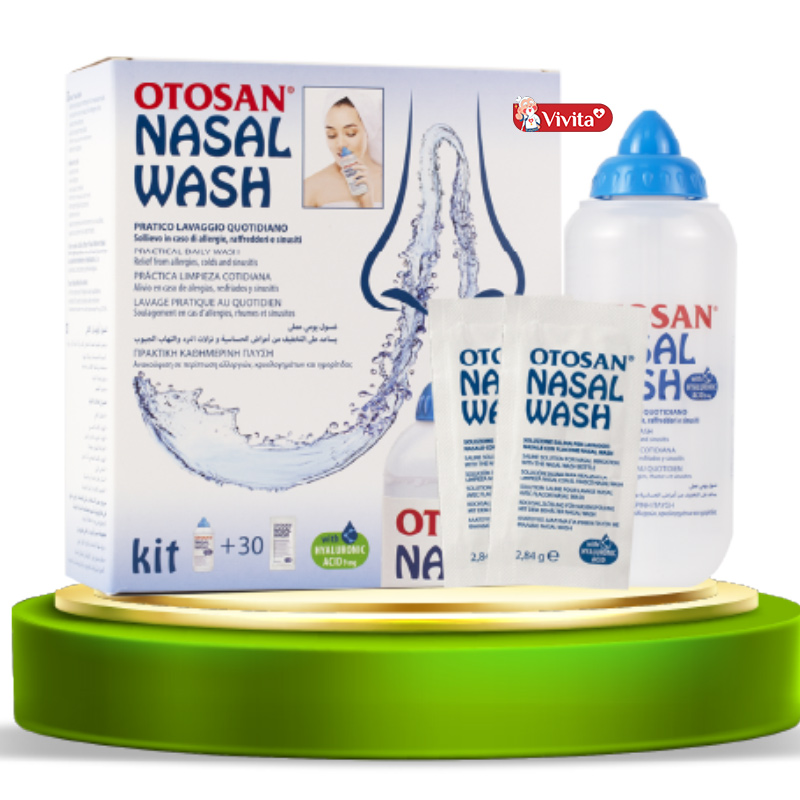 bộ rửa mũi review otosan nasal wash có tốt không