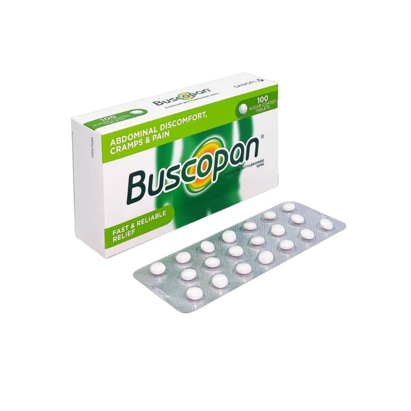 Thuốc trị co thắt đường tiêu hoá Buscopan | Hộp 100 viên