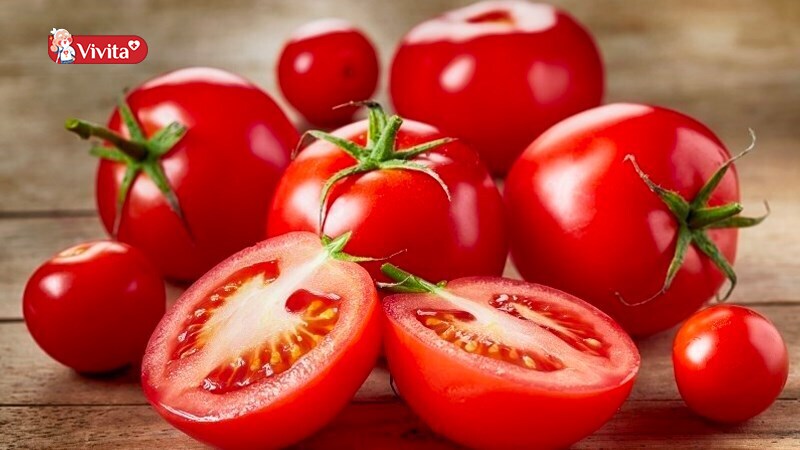 cà chua hỗ trợ thúc đẩy quá trình tăng sinh collagen tự nhiên