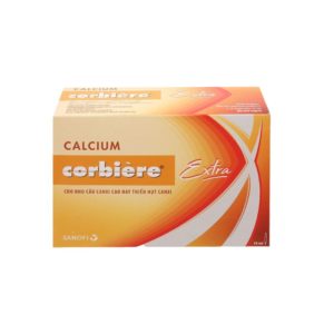 Dung dịch uống trị loãng xương, còi xương Calcium Corbière Extra