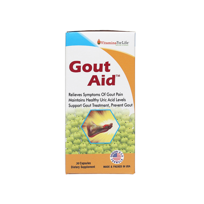Gout Aid Hỗ Trợ Phòng Ngừa Bệnh Gút, Giảm Acid Uric Trong Máu Hộp 30 Viên
