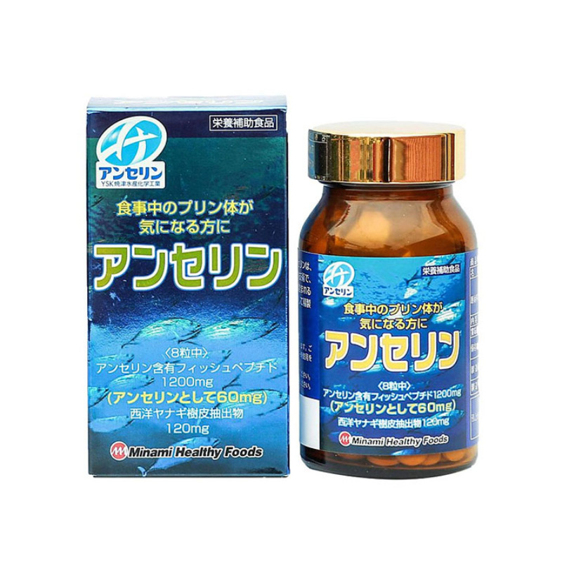 Gout Anserine Minami Healthy Foods Hỗ Trợ Giảm Các Triệu Chứng Đau Nhức Xương Khớp Do Bệnh Gout Hộp 240 Viên