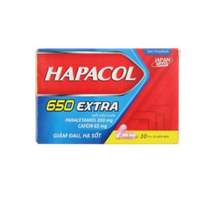 Thuốc giảm đau, hạ sốt Hapacol 650 Extra