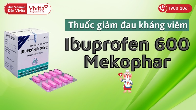 Ibuprofen 600 Mekophar là thuốc gì?